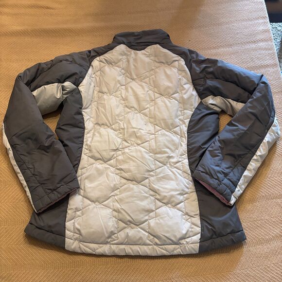 Helly Hansen Down Jacket Womens Small Multicolor Quilted Hiking Full Zipper - Picture 2 of 9